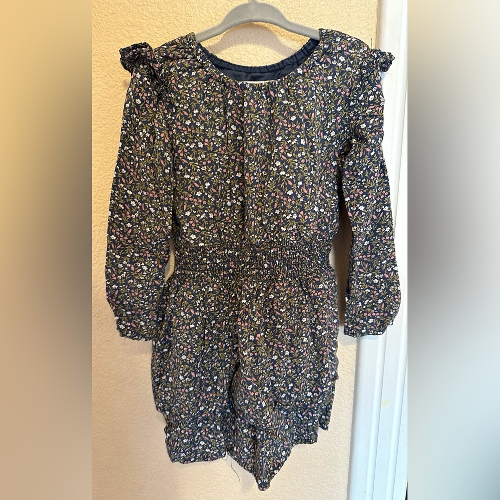 Isobella & Chloe Floral Pattern Long Sleeve Dress